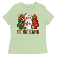 Matcha tis' the season baseball christmas cakes bbs Ladies Tee - BundleAndBundleShop