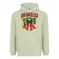 Matcha festive holiday bow design Heavyweight Hoodie - CowhideDigitalArt