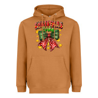 Festive Holiday Bow Design Heavyweight Hoodie | Teevron