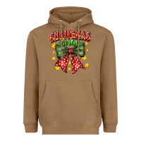 Toasted Coconut festive holiday bow design Heavyweight Hoodie - CowhideDigitalArt