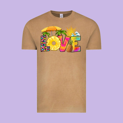 Love Pineapple Vintage Tee Designed By Ranaportraitstore
