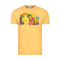 Vintage Mustard love pineapple Vintage Tee - RanaPortraitStore