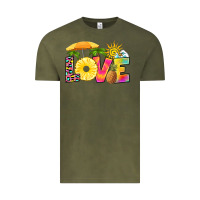 Vintage Olive love pineapple Vintage Tee - RanaPortraitStore