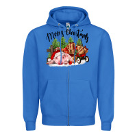 True Royal merry christmas pig Zipper Hoodie - FaDigitalArtStudio