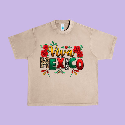 Viva Mexico Cinco De Mayo Urban Heavy Tee Designed By Texasbilliewilder