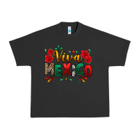 Pigment Black Viva Mexico Cinco De Mayo Urban Heavy Tee - texasbilliewilder
