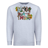 Heather Grey mom of twins Premium Sweatshirt - CowhideDigitalArt