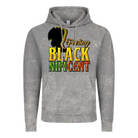 Cloud Rock feeling blacknificent Vintage Hoodie - NancyCooperArtShop