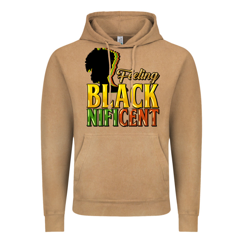 Feeling Blacknificent Vintage Hoodie by NancyCooperArtShop | Teevron