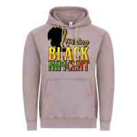 Vintage Zinc feeling blacknificent Vintage Hoodie - NancyCooperArtShop
