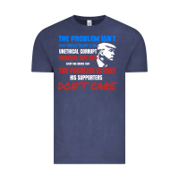 Vintage Denim criminal dirtbag anti trump Vintage Tee - baoMotion