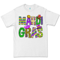 White Western Mardi Gras Premium Tee - BundleAndBundleShop