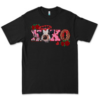 Black xoxo calf Premium Tee - RanaPortraitStore