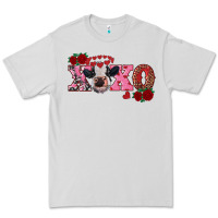 Dove Grey xoxo calf Premium Tee - RanaPortraitStore