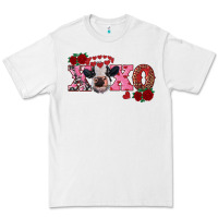 White xoxo calf Premium Tee - RanaPortraitStore