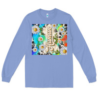 Colony Blue human with daisies Long Sleeve Tee - TumblerDesignByShophia