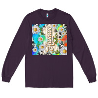 Plum human with daisies Long Sleeve Tee - TumblerDesignByShophia