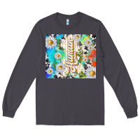 Smoke human with daisies Long Sleeve Tee - TumblerDesignByShophia