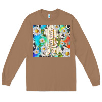 Toasted Coconut human with daisies Long Sleeve Tee - TumblerDesignByShophia