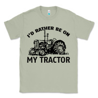 Matcha I D Rather Be On My Tractor Classic Tee - Bettercallsaul