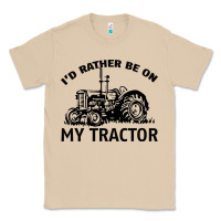 Mushroom I D Rather Be On My Tractor Classic Tee - Bettercallsaul