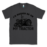 Smoke I D Rather Be On My Tractor Classic Tee - Bettercallsaul