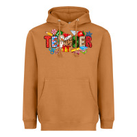 Meerkat Christmas teacher Heavyweight Hoodie - CowhideDigitalArt