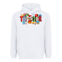 White Christmas teacher Heavyweight Hoodie - CowhideDigitalArt