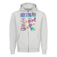 Dove Grey birthday girl Zipper Hoodie - BundleAndBundleShop