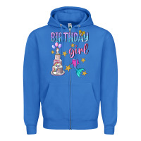 True Royal birthday girl Zipper Hoodie - BundleAndBundleShop