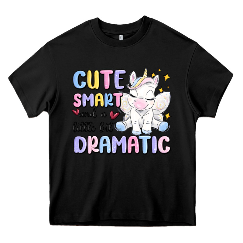 Cute Smart And A Little Bit Dramatic Heavy Core Tee by MaliasSmallBusiness | Teevron