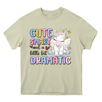 Mossy cute smart and a little bit dramatic Heavy Core Tee - MaliasSmallBusiness