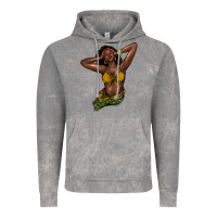 Cloud Rock black woman Vintage Hoodie - NancyCooperArtShop