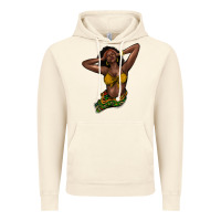 Vintage Artic black woman Vintage Hoodie - NancyCooperArtShop