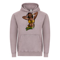 Vintage Zinc black woman Vintage Hoodie - NancyCooperArtShop