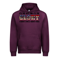 Mauve Wine veteran glory Urban Hoodie - BarkalooDesign
