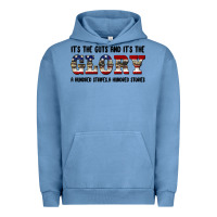Pigment Pebble Blue veteran glory Urban Hoodie - BarkalooDesign