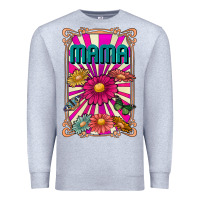 Heather Grey mama Premium Sweatshirt - CowhideDigitalArt