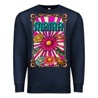Navy mama Premium Sweatshirt - CowhideDigitalArt