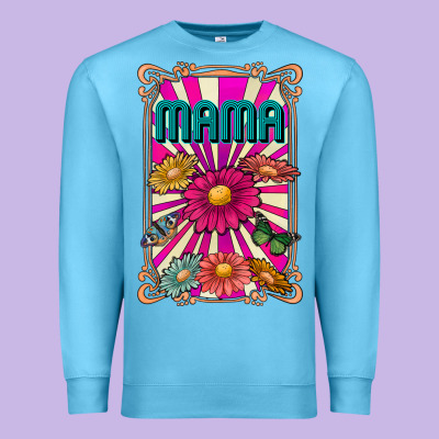 Mama Premium Sweatshirt Designed By Cowhidedigitalart