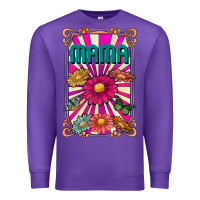 Purple mama Premium Sweatshirt - CowhideDigitalArt