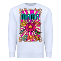 White mama Premium Sweatshirt - CowhideDigitalArt