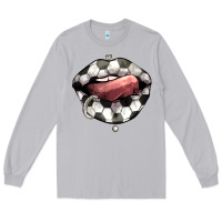 Moon Dust Soccer lips Long Sleeve Tee - HowdyJamesFarm