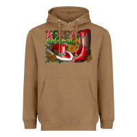 Toasted Coconut cowboy merry christmas Heavyweight Hoodie - CowhideDigitalArt