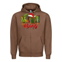 Chestnut christmas mimi claus Zipper Hoodie - FaDigitalArtStudio