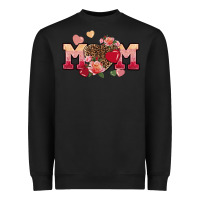 Black Valentine's Day mom Heavyweight Sweatshirt - FaDigitalArtStudio