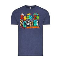 Vintage Denim back to school Vintage Tee - NancyCooperArtShop