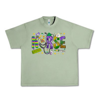 Oil Green Mardi Gras Nurse Urban Heavy Tee - NancyCooperArtShop