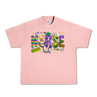 Salmon Mardi Gras Nurse Urban Heavy Tee - NancyCooperArtShop