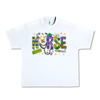 Mardi Gras Nurse Urban Heavy Tee | Teevron